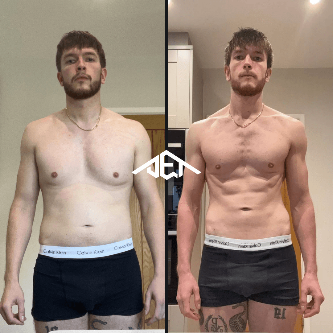 JET Body client before-and-after transformation
