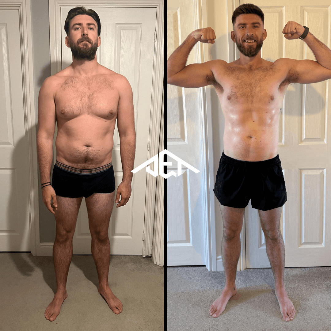 JET Body client before-and-after transformation
