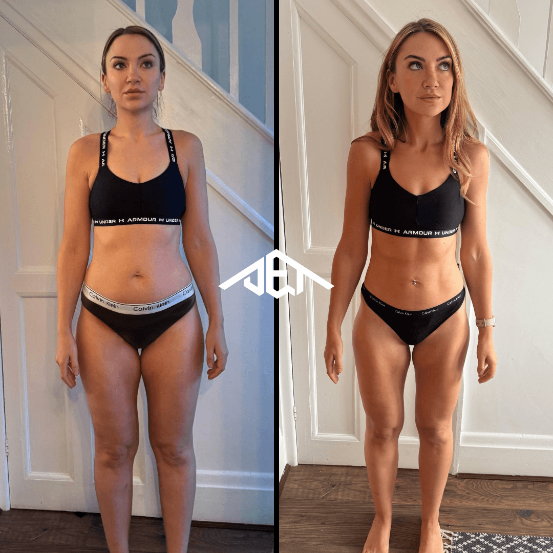 JET Body client before-and-after transformation