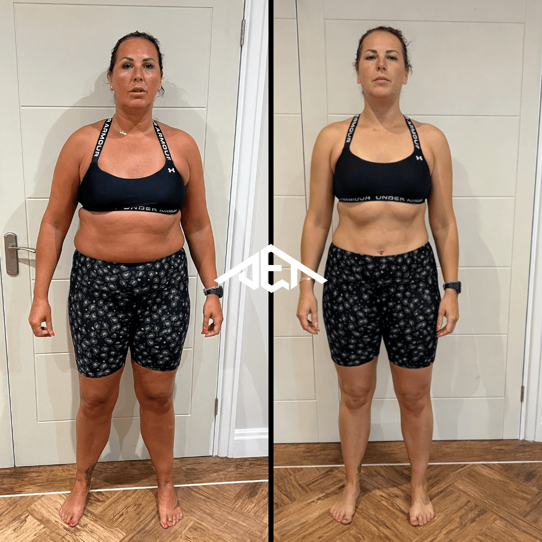 JET Body client before-and-after transformation