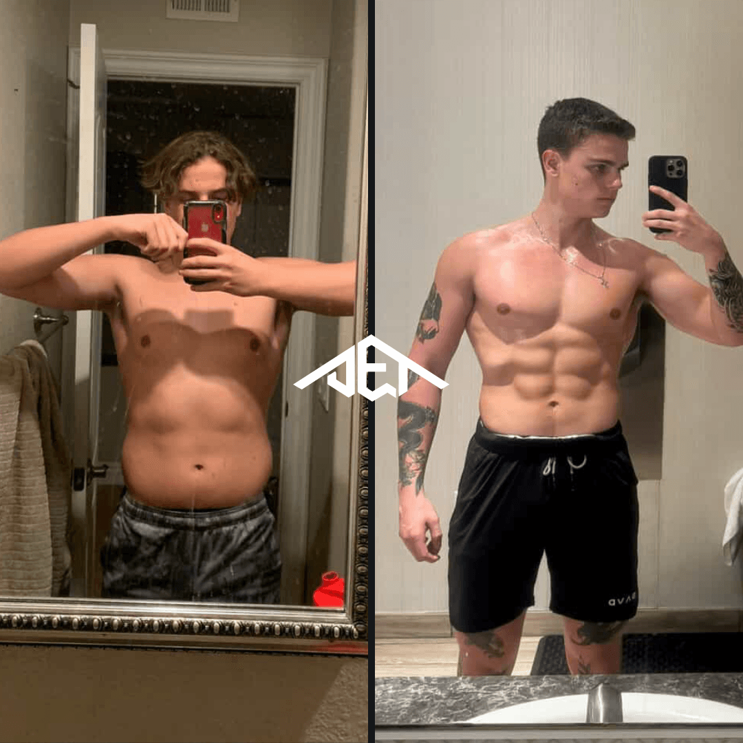 JET Body client before-and-after transformation