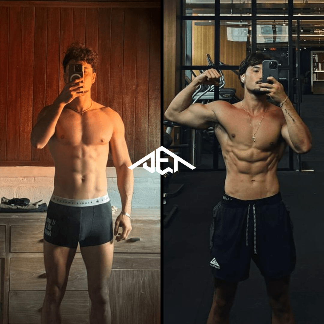JET Body client before-and-after transformation