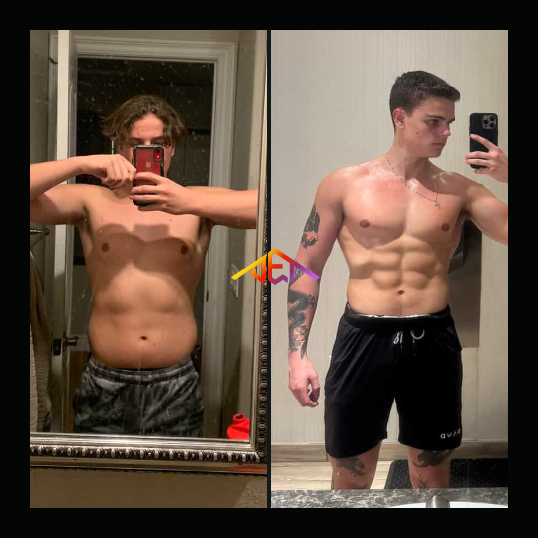 JET Body client transformation 2 - 12 week body transformation result