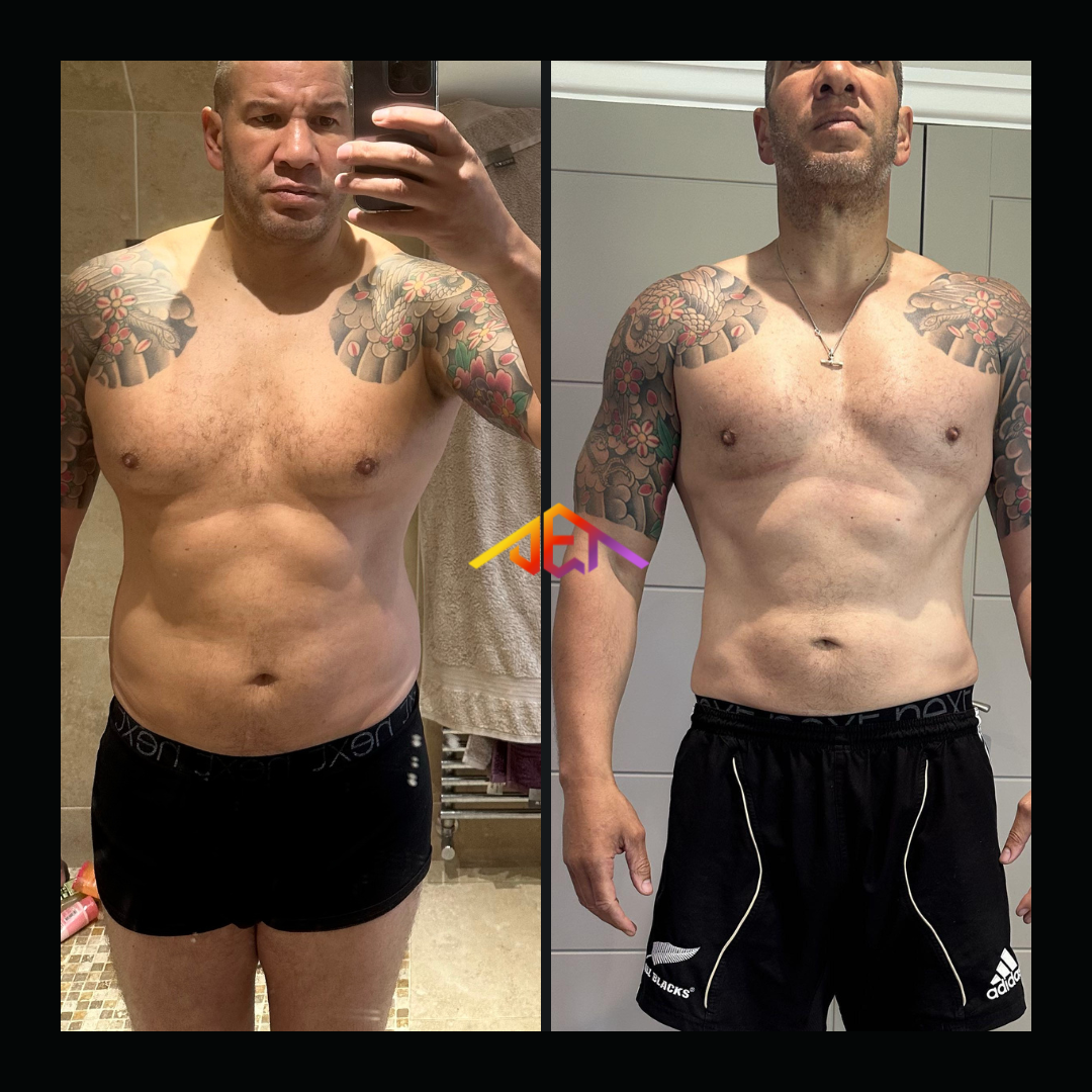 JET Body client transformation 20 - 12 week body transformation result